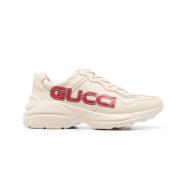 Gucci Sneakers med logotryck Beige, Herr