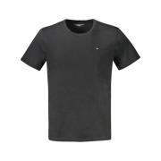 Tommy Hilfiger Svart Bomull T-shirt | Tohi-32885-S Black, Herr