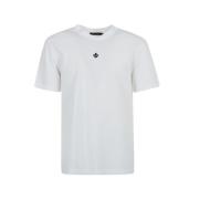 Dsquared2 Vit T-shirt med Appliqué Logo White, Herr