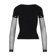 Sportmax Elegant Svart Topplagg för Kvinnor Black, Dam