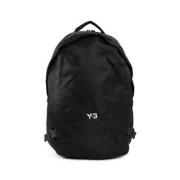 Y-3 Stilren Ryggsäck för Dagligt Bruk Black, Herr