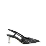 Michael Kors Svart Mid Sling Sandal Black, Dam