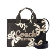 Coach Canvas Cargo Tote i svart Black, Dam