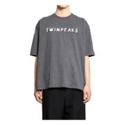 Undercover Kolgrå Bomull Jersey Twin Peaks T-shirt Gray, Herr