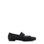 MM6 Maison Margiela Svarta ballerinaskor med ikonisk Tabi-tå Black, Da...