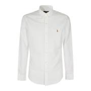 Polo Ralph Lauren Slim Oxford Skjorta White, Herr