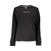 Tommy Hilfiger Svart Bomullssweatshirt fr Kvinnor Black, Dam