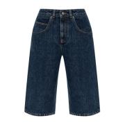 Givenchy Blå Shorts Stilfull Sommarmode Blue, Dam