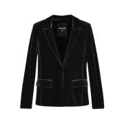 Patrizia Pepe Sammet Essential Jacka Black, Dam