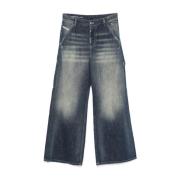 Diesel Jeans Arbetsstil Blue, Dam