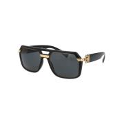 Versace Vintage Icon Pilot Solglasögon Black, Herr