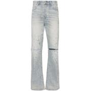 Amiri Vintage Stonewashed Denim Straight Jeans Blue, Herr