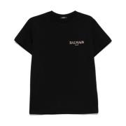 Balmain Svarta T-shirts och Polos Black, Herr