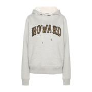 Wales Bonner Grå Hoodie med Stil Howard Gray, Herr