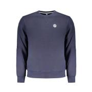 North Sails Blå Bomulls Sweatshirt med Applique Logo Blue, Herr