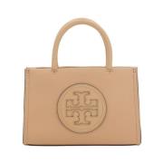 Tory Burch Mini Handväska med Toppdragkedja och Avtagbar Rem Brown, Da...