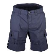 North Sails Blå Bermuda Shorts med Kontrastdetaljer Blue, Dam