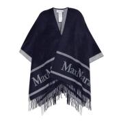 Max Mara Poncho Hilde Blue, Dam