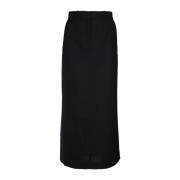 TotêMe Rak Kjol Low-Waist Stil Black, Dam