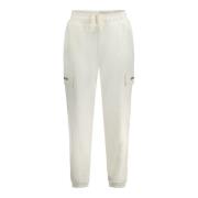 Guess Vit Dam Bomull Elastiska Byxor White, Dam