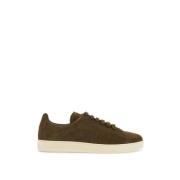 Tom Ford Khaki Mocka Låga Sneakers Green, Herr