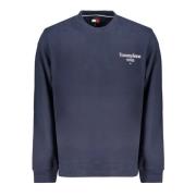 Tommy Hilfiger Blå Långärmad Sweatshirt med Tryck Blue, Herr