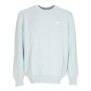 Nike Crewneck Glacier Blue/White Sweater Blue, Herr