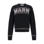 Marni Ikonisk Monogram Ulltröja Black, Herr