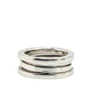 Bvlgari Vintage Pre-owned Vitt guld ringar Gray, Unisex