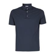 Zanone Polo Shirts Blue, Herr