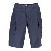 Timberland Blå Bermuda Shorts med Ekologisk Bomull Blue, Herr