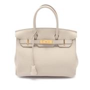 Hermès Vintage Pre-owned Laeder handvskor Gray, Dam