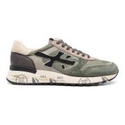 Premiata Grön Blandmaterial Sneakers Multicolor, Herr