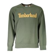 Timberland Grön sweatshirt med långa ärmar och broderad logotyp Green,...