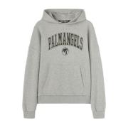 Palm Angels Grå Tröja med Framficka Gray, Herr