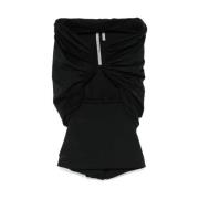 Rick Owens Svart Off-Shoulder Topp med Cut-Out Black, Dam