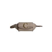 Chloé Pre-owned Pre-owned Laeder crossbodyvskor Gray, Dam