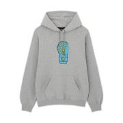 Iuter Bomullstickat och Sweatshirts, True Forever Hoodie Gray, Herr