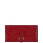 Hermès Vintage Pre-owned Laeder plnbcker Red, Dam