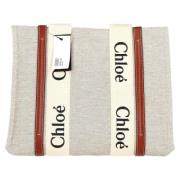 Chloé Pre-owned Pre-owned Linne totevskor Beige, Dam