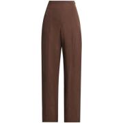 Loulou Studio Choco Pants för snygga outfits Brown, Dam