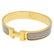 Hermès Vintage Pre-owned Tyg armband Yellow, Dam