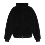 Balenciaga Fleece med logotyp Black, Herr