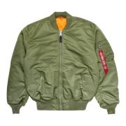 Alpha Industries Bomber Jackets Green, Herr