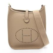 Hermès Vintage Pre-owned Laeder axelremsvskor Beige, Dam