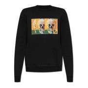 PS By Paul Smith Tryckt sweatshirt Black, Herr