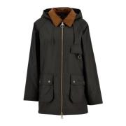 Barbour Modern Olivvaxjacka Green, Dam