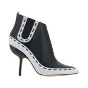 Manolo Blahnik Stilettklack Skinnpumps med Dragkedja Black, Dam