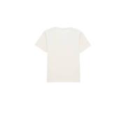 Saint Laurent Kortärmad Rund Hals T-shirt White, Herr