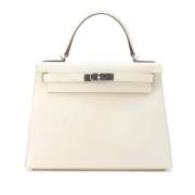 Hermès Vintage Pre-owned Laeder handvskor White, Dam